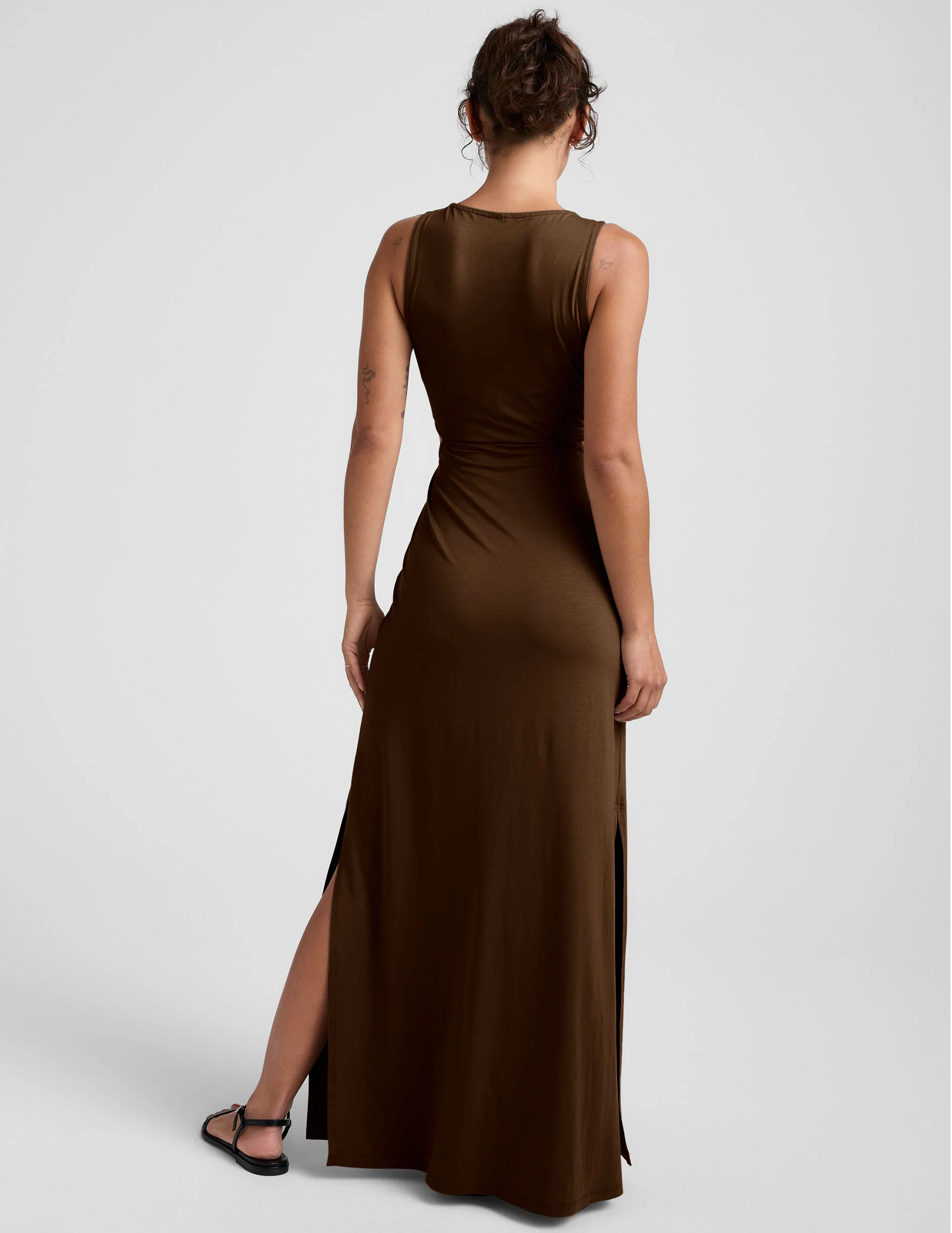 Maxi Around The World Front Twist Dress - Image 3